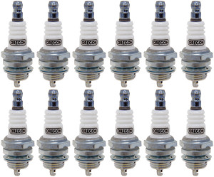 Oregon 12 Pack 77-313-1-12PK Spark Plug - Bosch W9ECO Champ J17LM NGK B4LM