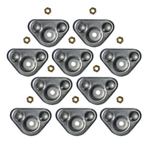 Poulan Craftsman Chainsaw (10 Pack) Replacement Brass Nut 10-24 - 530016359-10PK