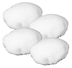 Black and Decker 4 Pack Of Genuine OEM Replacement Wool Bonnets - 580753-01-4PK