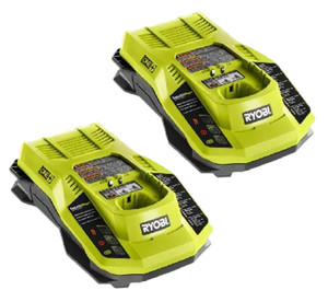 Ryobi 18 Volt P117 Dual-chemistry Lithium Ion Charger (2 Pack) # 140173004-2PK Ryobi 18 Volt P117 Dual-chemistry Lithium Ion Charger (2 Pack) # 140173004-2PK