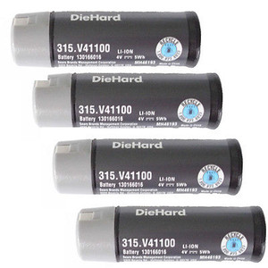 Craftsman V4 AP4001 Replacement 4V Li-Ion 1.55 ah Battery 4 Pack # 130166016-4PK Craftsman V4 AP4001 Replacement 4V Li-Ion 1.55 ah Battery 4 Pack # 130166016-4PK