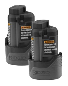 Ridgid OEM # 12V Lithium-Ion Battery, 2 Pack # 130446011-2PK Ridgid OEM # 12V Lithium-Ion Battery, 2 Pack # 130446011-2PK