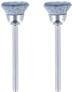 Dremel Genuine OEM Replacement 3/4" Steel Brushes, 2 Pack, 442-02 Dremel Genuine OEM Replacement 3/4" Steel Brushes, 2 Pack, 442-02
