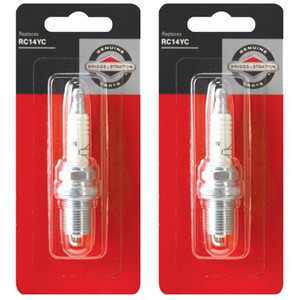 Briggs and Stratton 2 Pack 5092K Spark Plug For Engines Replaces 496018S, RC14YC Briggs and Stratton 2 Pack 5092K Spark Plug For Engines Replaces 496018S, RC14YC