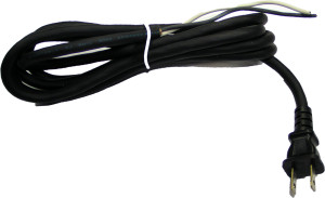 Bosch Power Tool Replacement 6.5' 18g 2 Wire Power Cord - 3604460555 - view 3