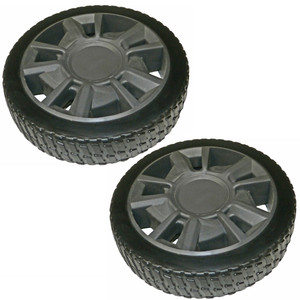 Ryobi 2 Pack of Genuine 6 Inch Front Wheels For P1102 Mower - 311253001-2PK