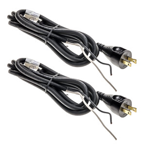 DeWalt DW130/DW411/DW303M 2 Pack Power Cord 8'/18 Ga./2-Wire - 330072-98-2PK DeWalt DW130/DW411/DW303M 2 Pack Power Cord 8'/18 Ga./2-Wire - 330072-98-2PK