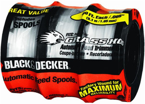 Black and Decker 3 Pack of Genuine OEM Replacement Spools - 242885-01-3PK Black and Decker 3 Pack of Genuine OEM Replacement Spools - 242885-01-3PK