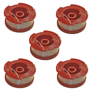 Black and Decker 5 Pack Of Genuine OEM Replacement Spools - 242885-01-5PK Black and Decker 5 Pack Of Genuine OEM Replacement Spools - 242885-01-5PK
