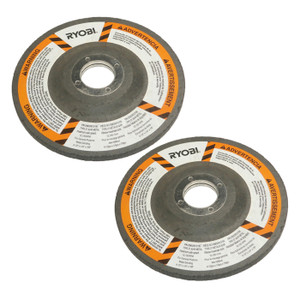 Ryobi 2 Pack Of Genuine OEM Replacement 4.5" Grinding Wheels - 039029012106-2PK