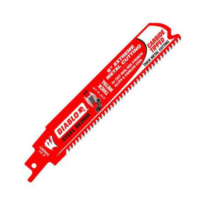 Diablo DS0608CF 6" 8TPI Steel Demon™ Carbide Teeth Reciprocating Saw Blade for Thick Metal