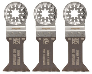 Fein StarLock E-Cut 2-1/8" Saw Blade 3 Pack # 63502223270 Fein StarLock E-Cut 2-1/8" Saw Blade 3 Pack # 63502223270