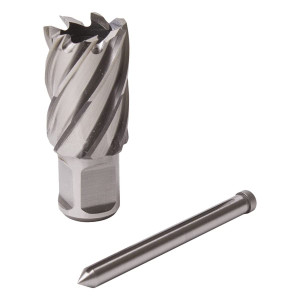 Jancy Slugger by Fein HSS Nova Annular Cutter with Pilot Pin - 3/4" Straight Shank, 1" Depth, 5/8" Diameter # 63134158041