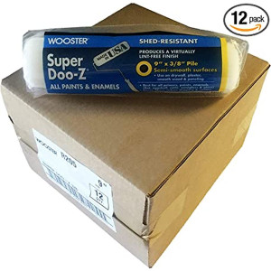 Wooster Genuine 9" Super Doo-Z 3/8" Nap Roller Cover 12-Pack, R205-9-12PK - view 5