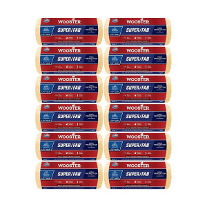 Wooster Genuine 7" Super/Fab 1/2" Nap Roller Cover 12-Pack, R240-7-12PK Wooster Genuine 7" Super/Fab 1/2" Nap Roller Cover 12-Pack, R240-7-12PK
