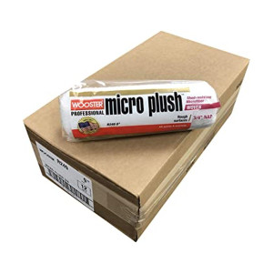 Wooster Genuine 9" Micro Plush 3/4" Nap 12-Pack Roller Cover - R249-9-12PK Wooster Genuine 9" Micro Plush 3/4" Nap 12-Pack Roller Cover - R249-9-12PK