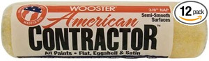 Wooster Genuine 9" American Contractor 3/4" Nap 12-Pack Roller Cover # R364-9-12PK - view 3