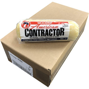 Wooster 9" American Contractor 3/4" Nap 12-Pack Roller Cover - R564-9-12PK Wooster 9" American Contractor 3/4" Nap 12-Pack Roller Cover - R564-9-12PK