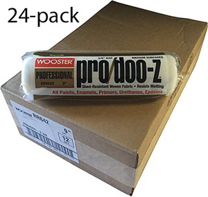 Wooster Genuine 9" Pro/Doo-Z 3/8" Nap 24-Pack Roller Cover - RR642-9-24PK - view 3