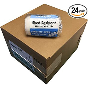 Wooster Genuine 4" Super Doo-Z 3/8" Nap Roller Cover 24-Pack, R205-4-24PK Wooster Genuine 4" Super Doo-Z 3/8" Nap Roller Cover 24-Pack, R205-4-24PK
