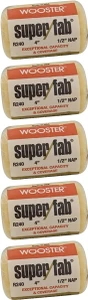 Wooster Genuine 4" Super/Fab 1/2" Nap Roller Cover 5-Pack, R240-4-5PK - view 3