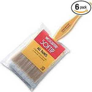 Wooster Genuine 4" Softip Paintbrush 6-Pack, Q3108-4-6PK Wooster Genuine 4" Softip Paintbrush 6-Pack, Q3108-4-6PK