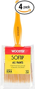 Wooster Genuine 3" Softip Paintbrush 4-Pack, Q3108-3-4PK - view 3