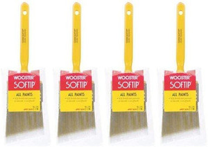 Wooster Genuine 2.5" Softip Angle Sash Paintbrush 4-Pack, Q3208-2.5-4PK - view 3