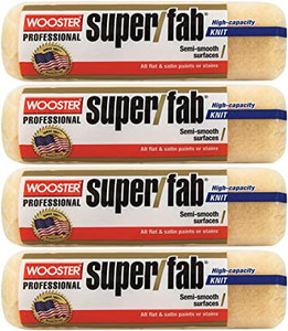 Wooster Genuine 9" Super/Fab 3/4" Nap Roller Cover 4-Pack, R241-9-4PK Wooster Genuine 9" Super/Fab 3/4" Nap Roller Cover 4-Pack, R241-9-4PK
