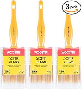 Wooster Genuine 2.5" Softip Paintbrush 3-Pack, Q3108-2.5-3PK - view 3