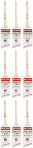 Wooster Genuine 2.5" Silver Tip Thin Angle Sash Paintbrush 9-Pack, 5224-2.5-9PK - view 3