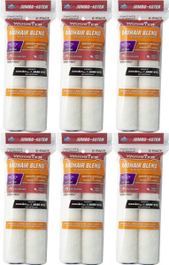 Wooster 6.5" Jumbo-Koter Mohair Blend 1/4" Nap Closed-End 6 Sets Of 2-Pack Roller Cover # RR304-6.5-6PK - view 3