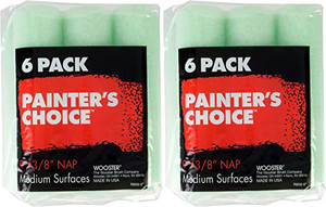Wooster Genuine 9" Painter's Choice 3/8" Nap 2 Sets Of 6-Pack Roller Cover # R959-9-2PK Wooster Genuine 9" Painter's Choice 3/8" Nap 2 Sets Of 6-Pack Roller Cover # R959-9-2PK