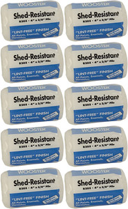 Wooster Genuine 4" Super Doo-Z 3/8" Nap Roller Cover 10-Pack, R205-4-10PK