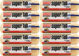 Wooster Genuine 9" Super/Fab 3/4" Nap Roller Cover 10-Pack, R241-9-10PK Wooster Genuine 9" Super/Fab 3/4" Nap Roller Cover 10-Pack, R241-9-10PK
