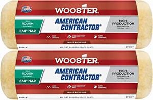 Wooster Genuine 9" American Contractor 3/4" Nap 2-Pack Roller Cover - R364-9-2PK - view 3