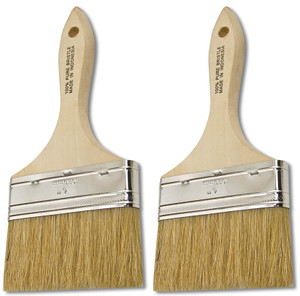 Wooster Genuine 4" Acme Plastic Koter Paintbrush 2-Pack, F5124-4-2PK - view 4