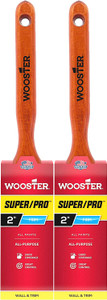 Wooster Genuine 2" Super/Pro Flat Sash Paintbrush 2-Pack, J4102-2-2PK Wooster Genuine 2" Super/Pro Flat Sash Paintbrush 2-Pack, J4102-2-2PK