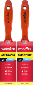 Wooster Genuine 2" Super/Pro Flat Paintbrush 2-Pack, J4104-2-2PK Wooster Genuine 2" Super/Pro Flat Paintbrush 2-Pack, J4104-2-2PK