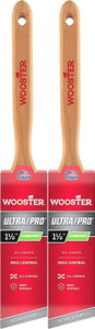 Wooster Genuine 1.5" Ultra/Pro Extra-Firm Angle Sash Paintbrush 2-Pack # 4153-1.5-2PK Wooster Genuine 1.5" Ultra/Pro Extra-Firm Angle Sash Paintbrush 2-Pack # 4153-1.5-2PK