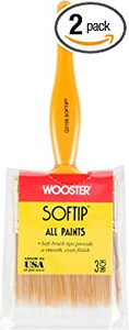 Wooster Genuine 3" Softip Paintbrush 2-Pack, Q3108-3-2PK Wooster Genuine 3" Softip Paintbrush 2-Pack, Q3108-3-2PK