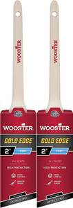 Wooster Genuine 2" Gold Edge Thin Angle Sash Paintbrush 2-Pack, 5234-2-2PK Wooster Genuine 2" Gold Edge Thin Angle Sash Paintbrush 2-Pack, 5234-2-2PK