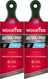 Wooster Genuine 2" Ultra/Pro Firm Shortcut Angle Paintbrush 2-Pack, 4187-2-2PK Wooster Genuine 2" Ultra/Pro Firm Shortcut Angle Paintbrush 2-Pack, 4187-2-2PK