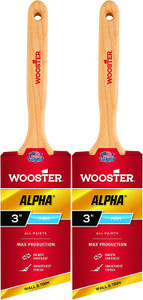 Wooster Genuine 3" Alpha Angle Sash Paintbrush 2-Pack, 4231-3-2PK