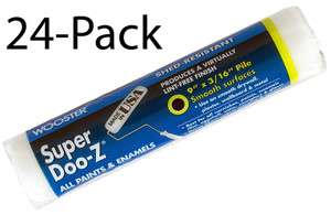 Wooster Genuine 9" Super Doo-Z 3/16" Nap Roller Cover 24-Pack, R206-9-24PK Wooster Genuine 9" Super Doo-Z 3/16" Nap Roller Cover 24-Pack, R206-9-24PK