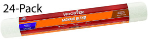 Wooster Genuine 18" Mohair Blend 1/4" Nap Roller Cover 24-Pack, R207-18-24PK Wooster Genuine 18" Mohair Blend 1/4" Nap Roller Cover 24-Pack, R207-18-24PK