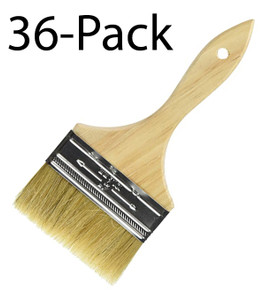Wooster Genuine 4" Acme Chip Paintbrush 36-Pack, F5117-4-36PK Wooster Genuine 4" Acme Chip Paintbrush 36-Pack, F5117-4-36PK