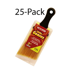 Wooster Genuine 2" Little Genius Short Handle Angle Paintbrush 25-Pack # Q3222-2-25PK Wooster Genuine 2" Little Genius Short Handle Angle Paintbrush 25-Pack # Q3222-2-25PK