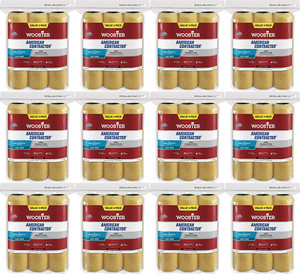 Wooster Genuine 9" American Contractor 3/8" Nap 12 Sets Of 3-Pack Roller Cover # R568-9-12PK Wooster Genuine 9" American Contractor 3/8" Nap 12 Sets Of 3-Pack Roller Cover # R568-9-12PK