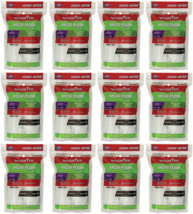 Wooster Genuine 4.5" Jumbo-Koter Micro Plush 5/16" Nap 12 Sets Of 2-Pack Roller Cover # RR314-4.5-12PK
